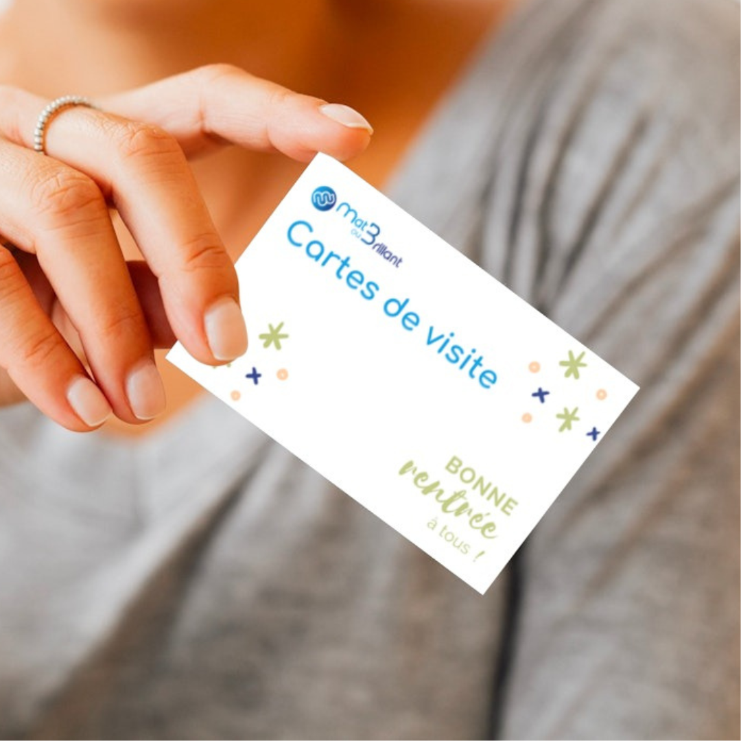 Carte de visite pour la rentrée